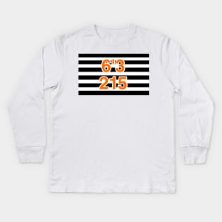 6'3 215 Kids Long Sleeve T-Shirt